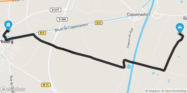 Itinéraire vers Bourbourg