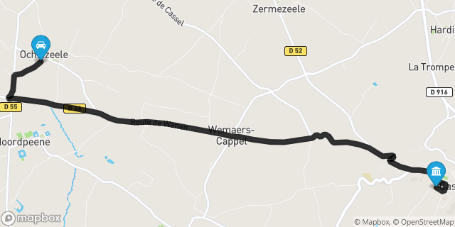 Itinéraire vers Cassel