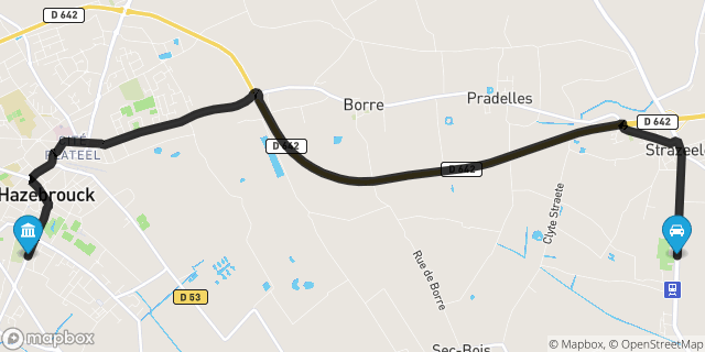 Itinéraire vers Hazebrouck