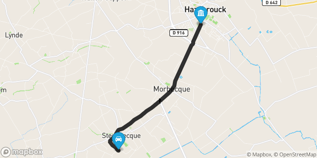 Itinéraire vers Hazebrouck