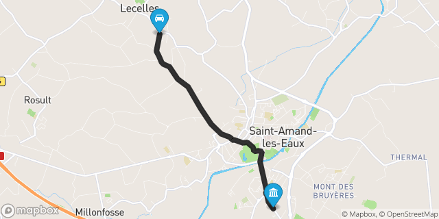 Itinéraire vers Saint-Amand-les-Eaux