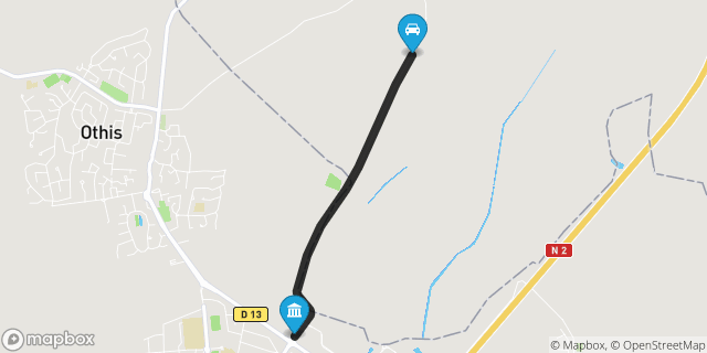 Itinéraire vers Dammartin-en-Goële