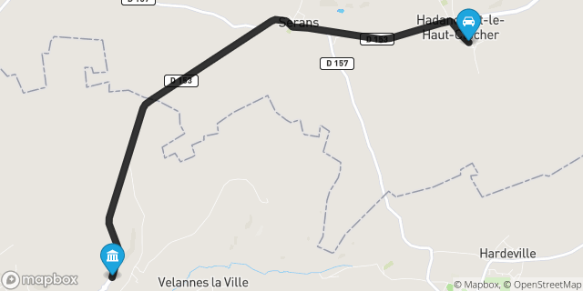 Itinéraire vers Magny-en-Vexin