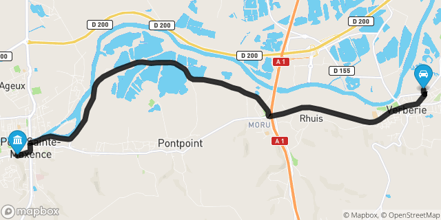 Itinéraire vers Pont-Sainte-Maxence