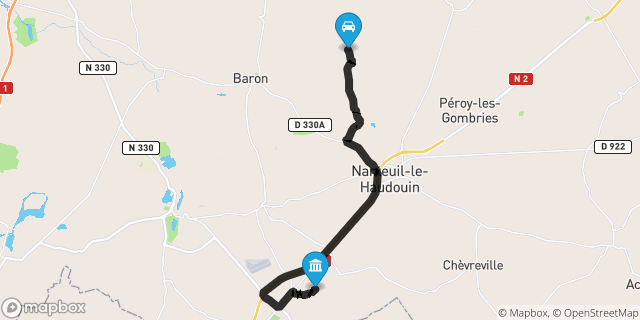 Itinéraire vers Le Plessis-Belleville