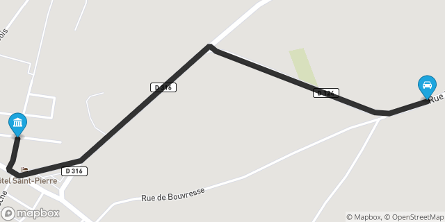 Itinéraire vers Formerie