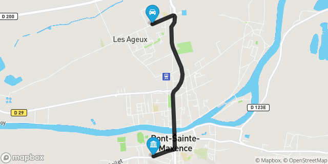 Itinéraire vers Pont-Sainte-Maxence