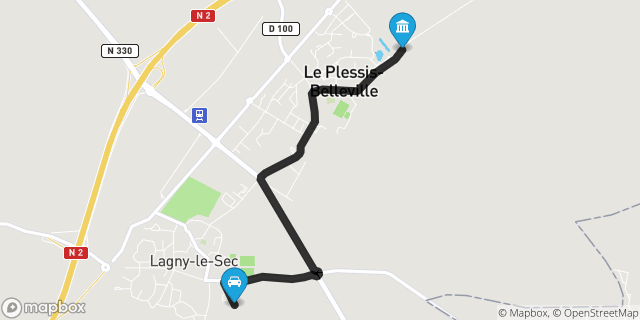 Itinéraire vers Le Plessis-Belleville