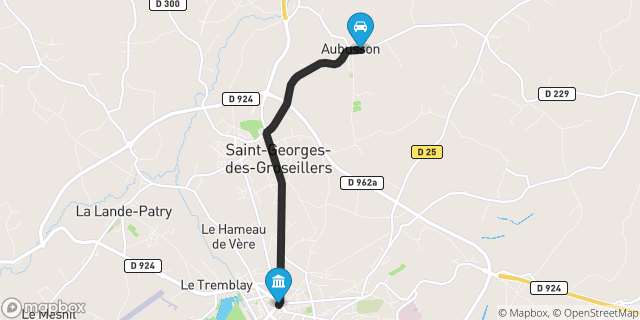 Itinéraire vers Flers