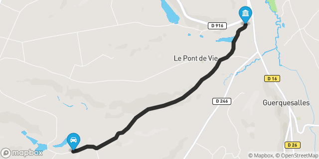 Itinéraire vers Vimoutiers
