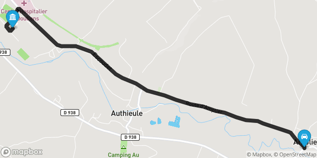 Itinéraire vers Doullens