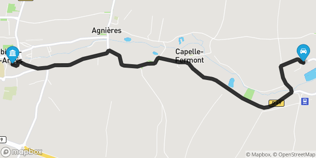 Itinéraire vers Aubigny-en-Artois