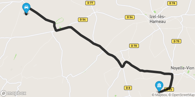 Itinéraire vers Avesnes-le-Comte