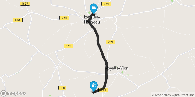 Itinéraire vers Avesnes-le-Comte