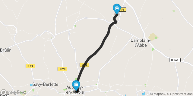 Itinéraire vers Aubigny-en-Artois