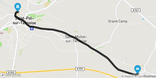 Itinéraire vers Saint-Pol-sur-Ternoise