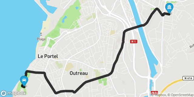 Itinéraire vers Boulogne-sur-Mer