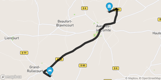 Itinéraire vers Avesnes-le-Comte