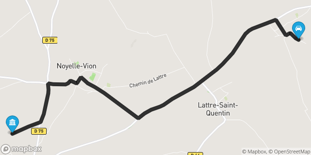Itinéraire vers Avesnes-le-Comte