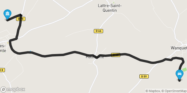 Itinéraire vers Avesnes-le-Comte