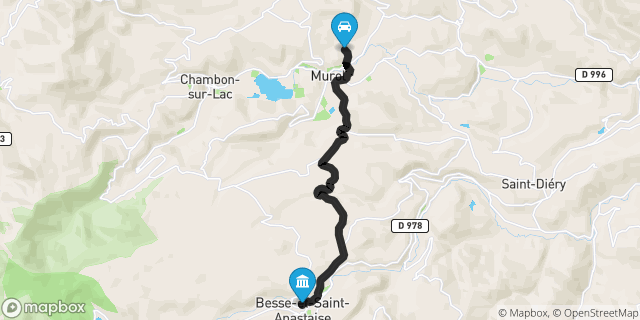 Itinéraire vers Besse-et-Saint-Anastaise