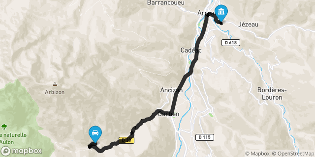 Itinéraire vers Arreau