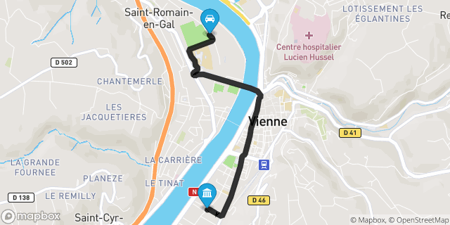 Itinéraire vers Vienne