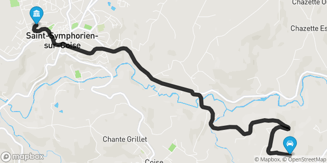 Itinéraire vers Saint-Symphorien-sur-Coise