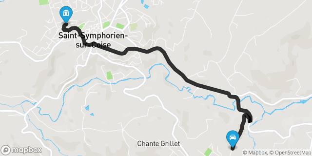 Itinéraire vers Saint-Symphorien-sur-Coise