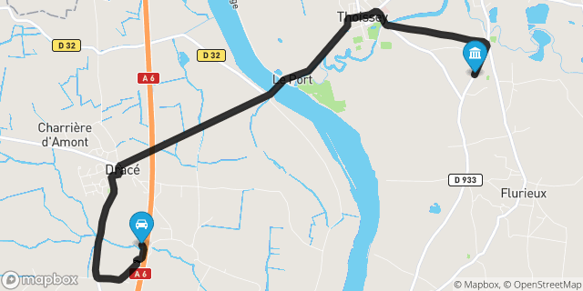 Itinéraire vers Saint-Didier-sur-Chalaronne