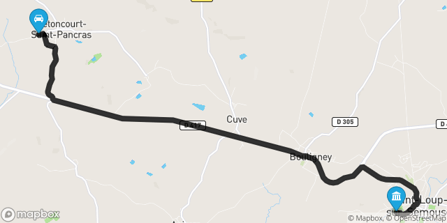 Itinéraire vers Saint-Loup-sur-Semouse