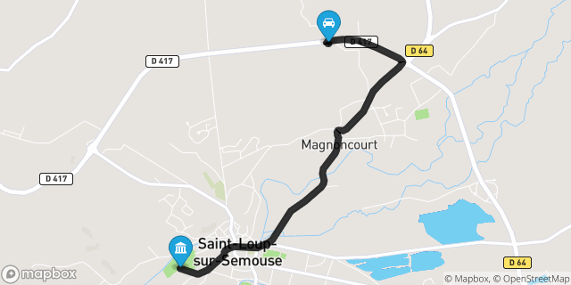 Itinéraire vers Saint-Loup-sur-Semouse