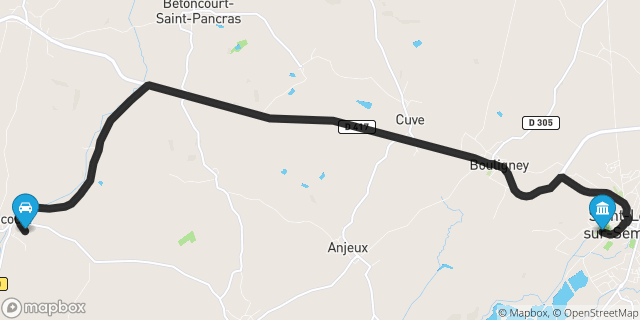 Itinéraire vers Saint-Loup-sur-Semouse