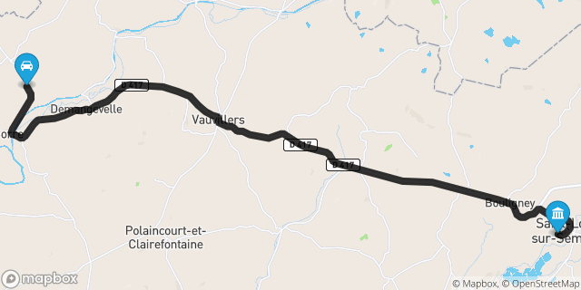 Itinéraire vers Saint-Loup-sur-Semouse