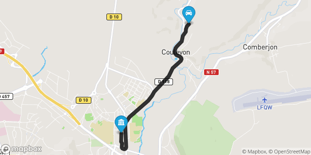 Itinéraire vers Vesoul