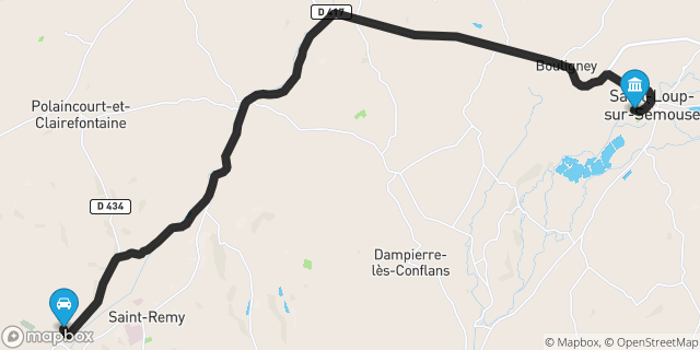 Itinéraire vers Saint-Loup-sur-Semouse