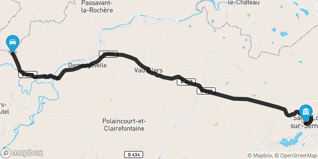 Itinéraire vers Saint-Loup-sur-Semouse