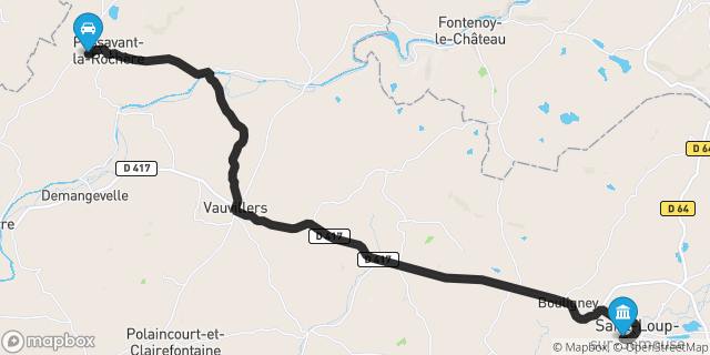 Itinéraire vers Saint-Loup-sur-Semouse
