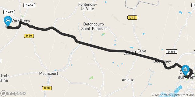 Itinéraire vers Saint-Loup-sur-Semouse