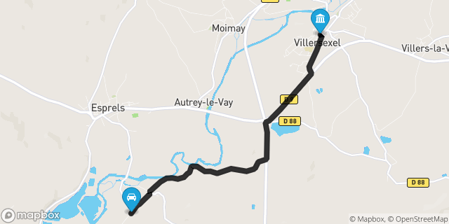 Itinéraire vers Villersexel