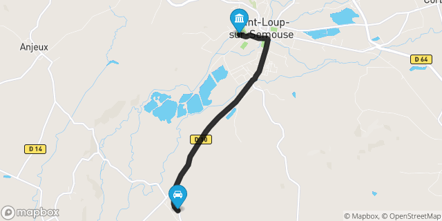Itinéraire vers Saint-Loup-sur-Semouse