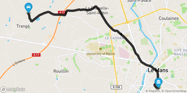 Itinéraire vers Le Mans