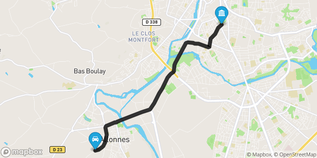 Itinéraire vers Le Mans
