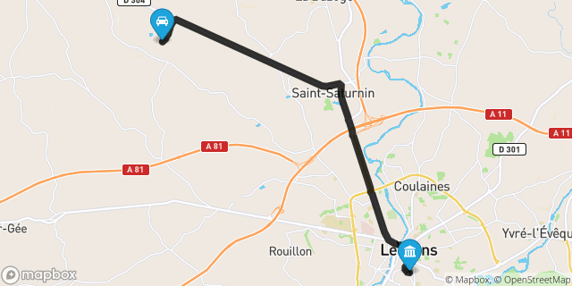 Itinéraire vers Le Mans