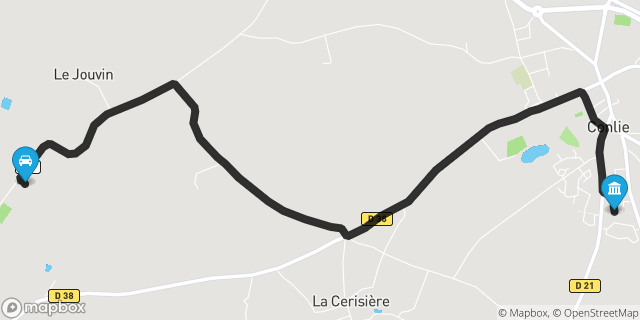 Itinéraire vers Conlie