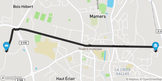 Itinéraire vers Mamers
