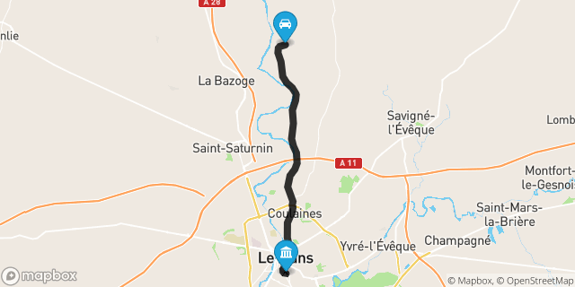 Itinéraire vers Le Mans