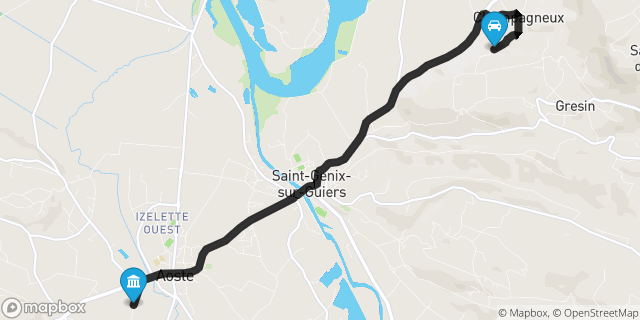 Itinéraire vers Aoste