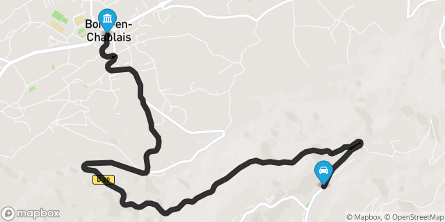 Itinéraire vers Bons-en-Chablais