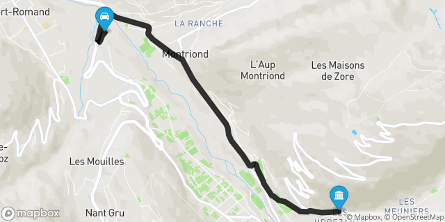 Itinéraire vers Morzine